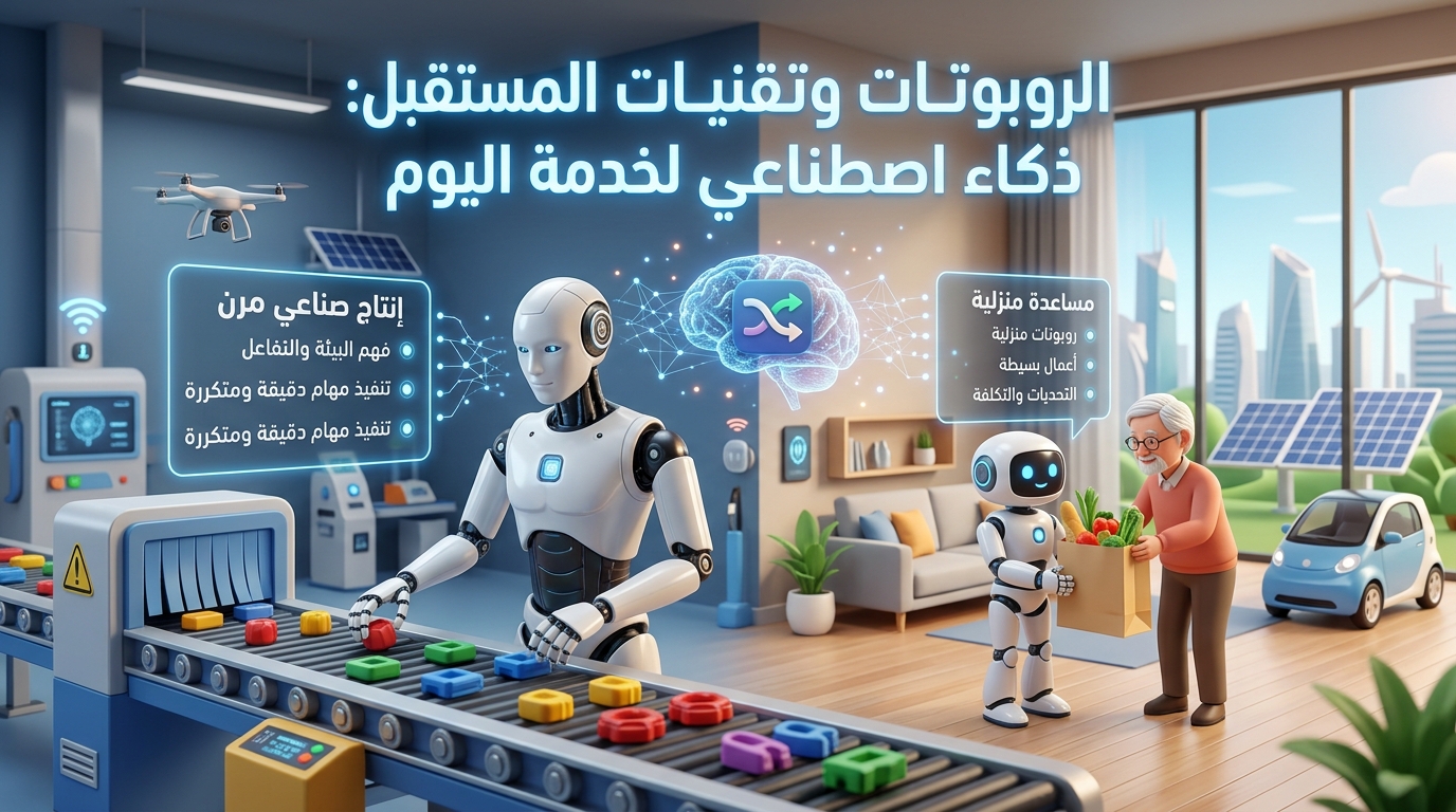 الروبوتات المدعومة بالذكاء الاصطناعي تقترب من الاستخدام اليومي في المصانع والمنازل