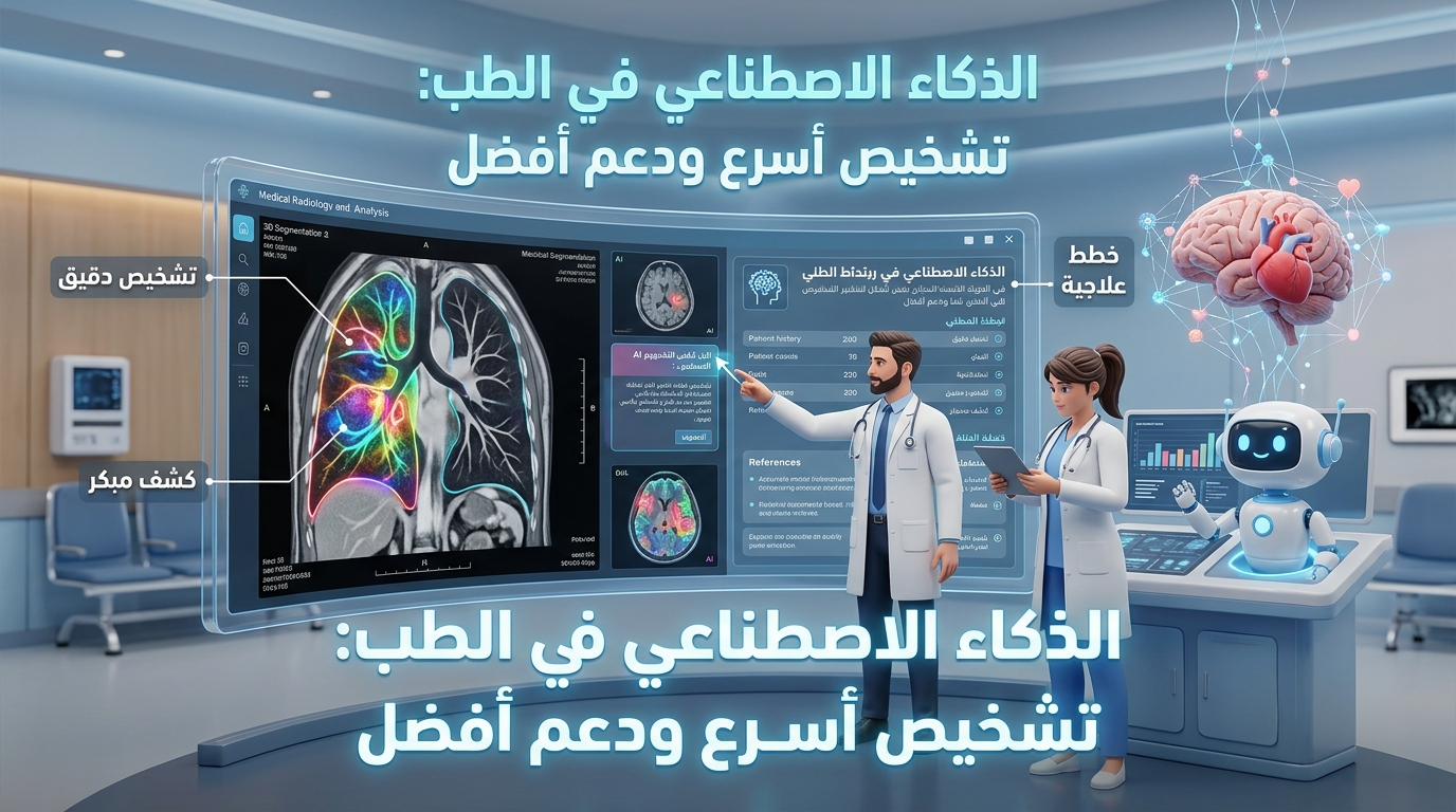 الذكاء الاصطناعي في القطاع الطبي.. تشخيص أسرع ودعم أفضل للأطباء